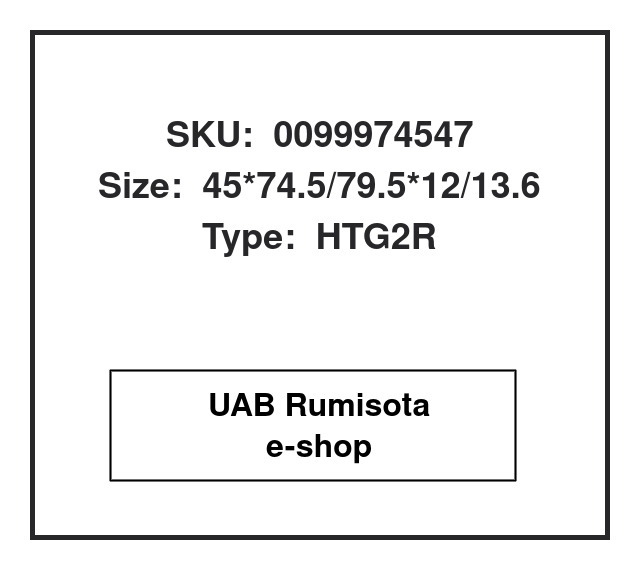 0099974547,0099974547,0099974547, 610501