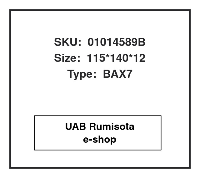 01014589B,K262708,K306765,0159976447,0159976647,0634310200,82014589, 532246