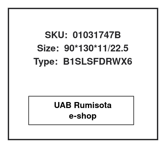 01031747B,X550160801000,82031747, 531934