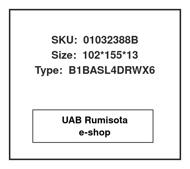 01032388B,X550169001000,82032388, 532129