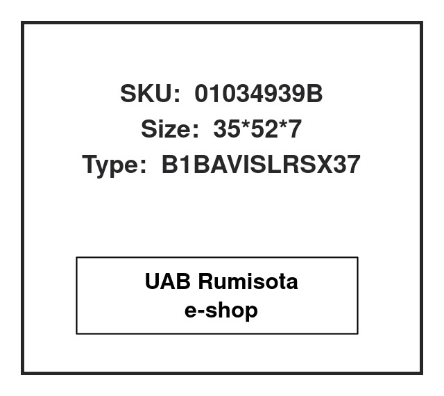 01034939B,MB837030,82034939, 529525