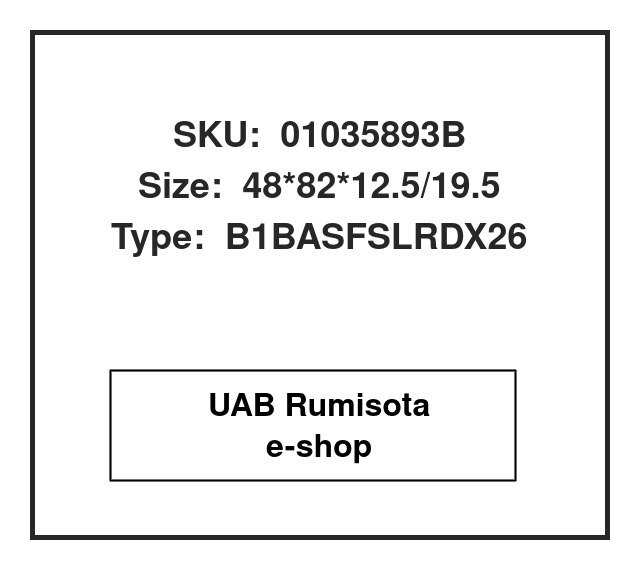 01035893B,0259975547,82035893, 530558