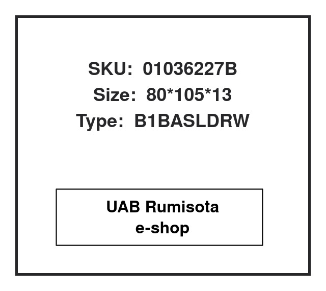 01036227B,0089976547,0119973647,82036227, 531674