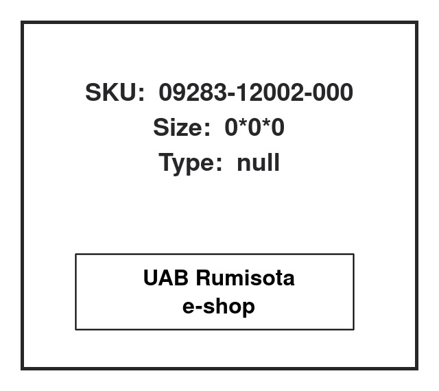 09283-12002-000,09283-12002-000, 614017