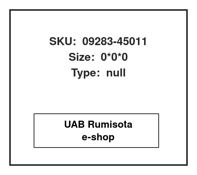 09283-45011,09283-45011,09283-45011,BH5279E, 609943