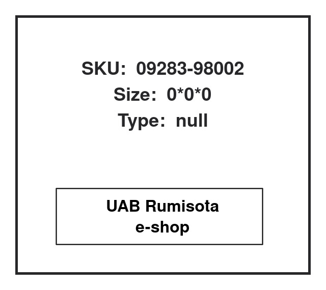 09283-98002,09283-98002, 614087