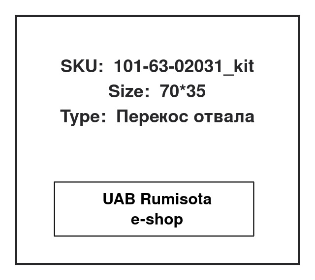 101-63-02031_kit,101-63-02031_kit,101-63-02031, 534498