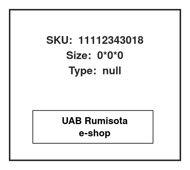 11112343018,11 11 2 343 018, 610771