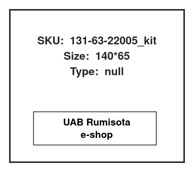 131-63-22005_kit,131-63-22005, 533860