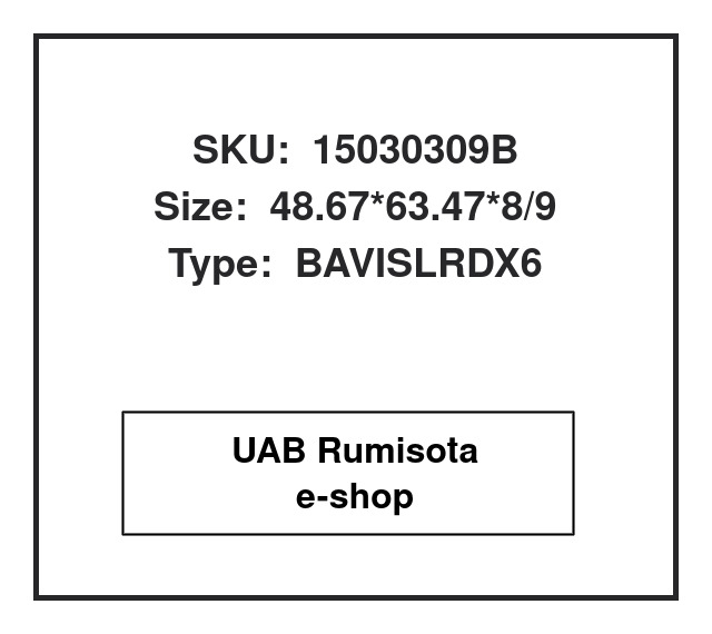 15030309B,ERR1632,ERR6490,ETC5065,82030309, 530501