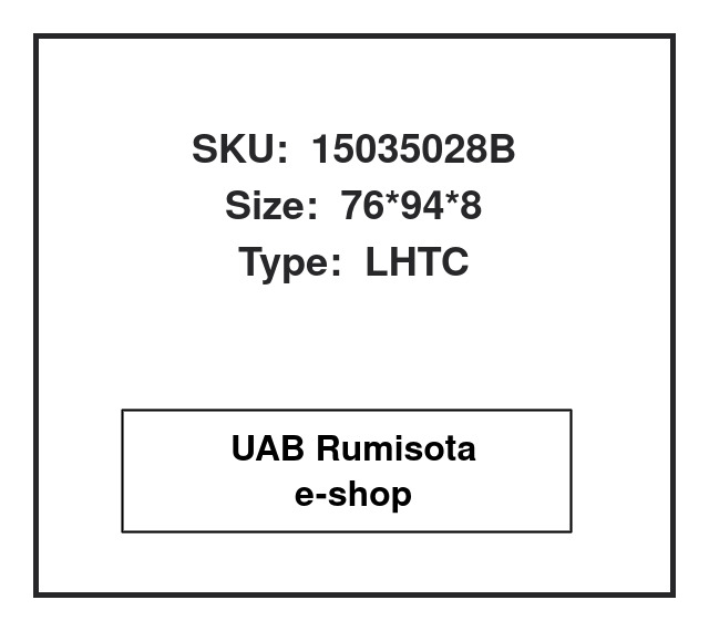 15035028B,9008031059,9031176001,82035028, 531583