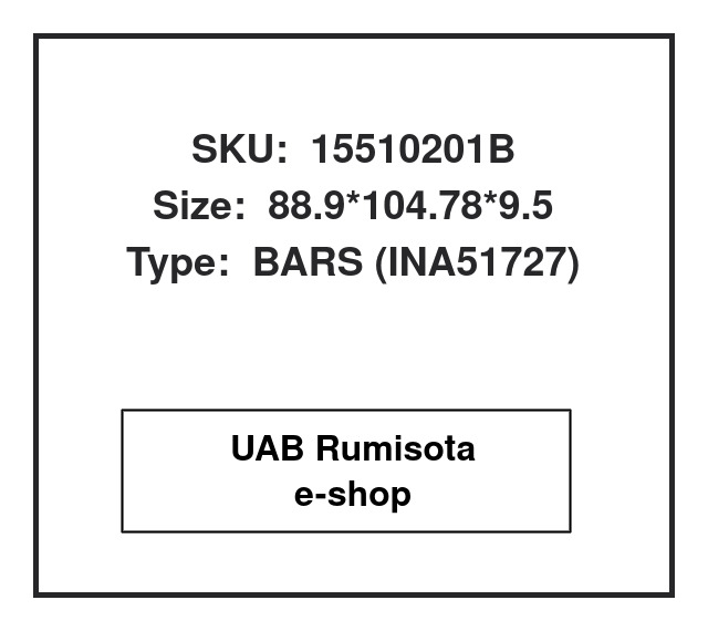 15510201B,88G621,6039970146,88G621,ADU9143,82510201, 531853