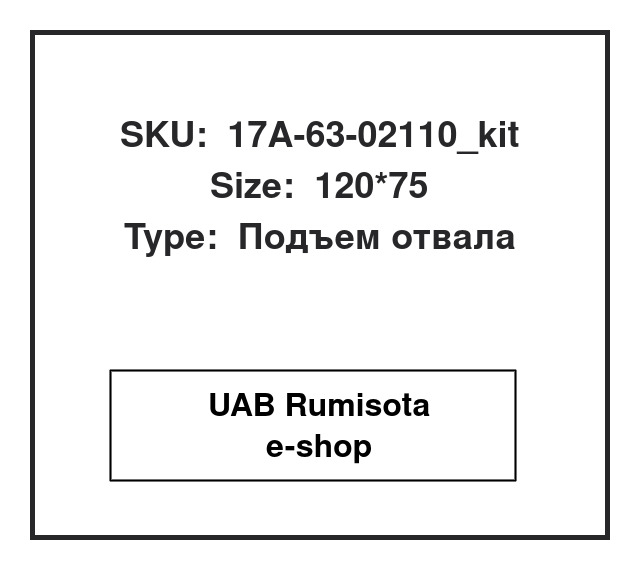 17A-63-02110_kit,17A-63-02110, 534341