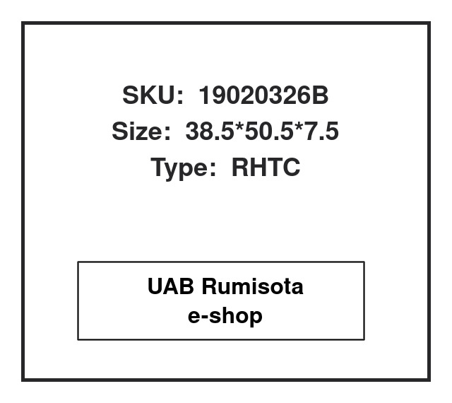 19020326B,806738110,806738180,806738190,806738200,82020326, 529732