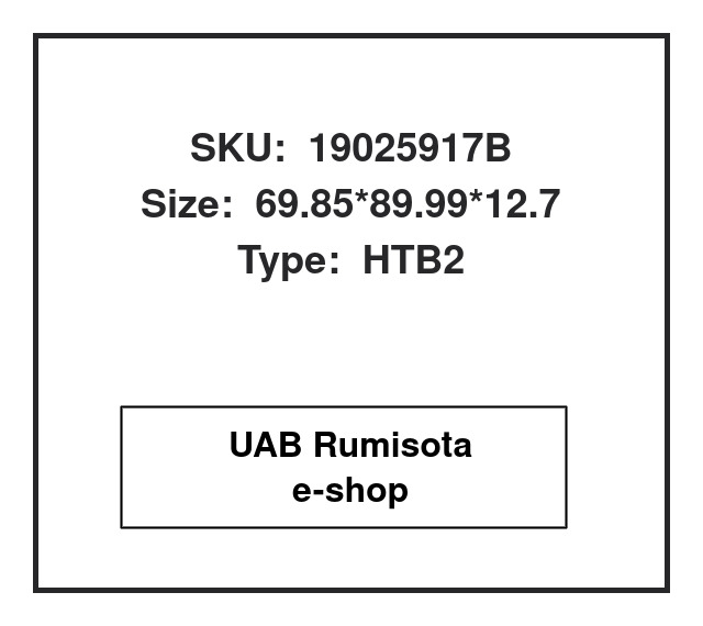 19025917B,4300119,7142219,7149171,5001855810,82025917, 531360