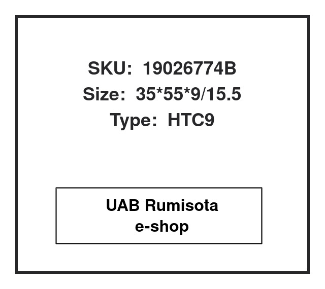 19026774B,9031135010,9031135014,9031135019,9031135026,82026774, 529565