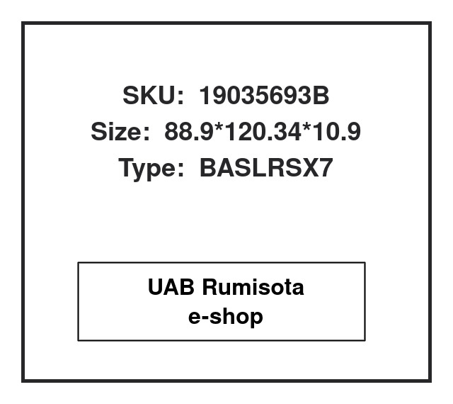 19035693B,5001865209,82035693, 531857