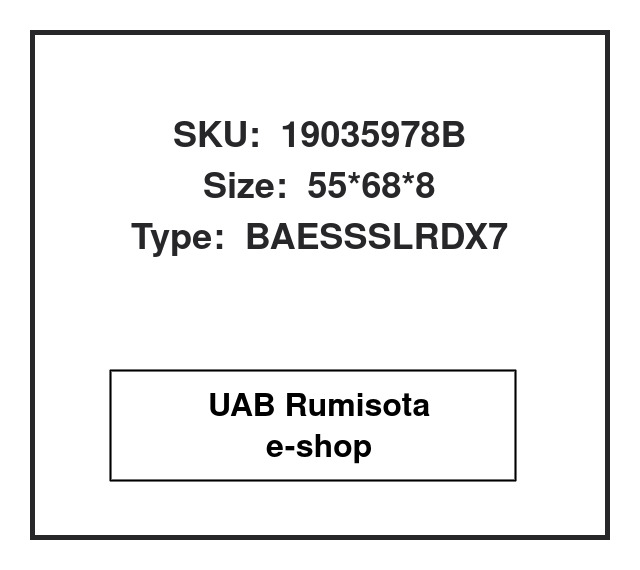 19035978B,11117802665,82035978, 530852