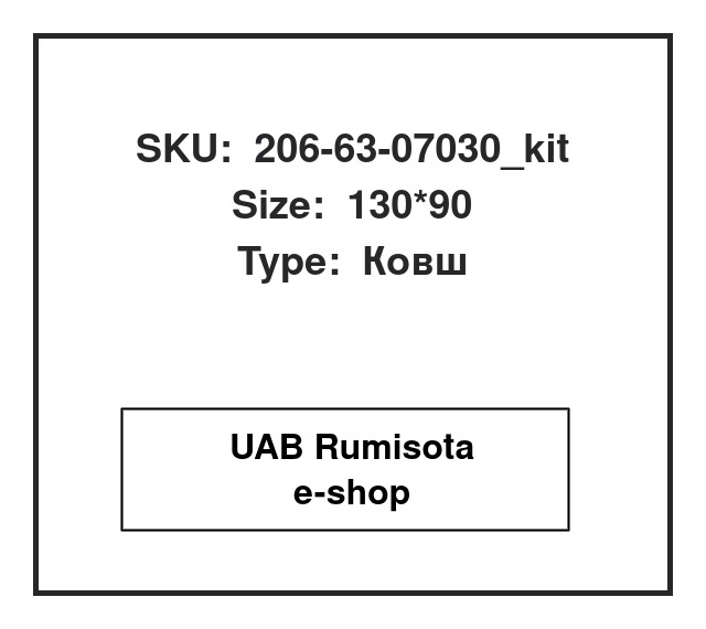 206-63-07030_kit,206-63-07030_kit,206-63-07030, 535263