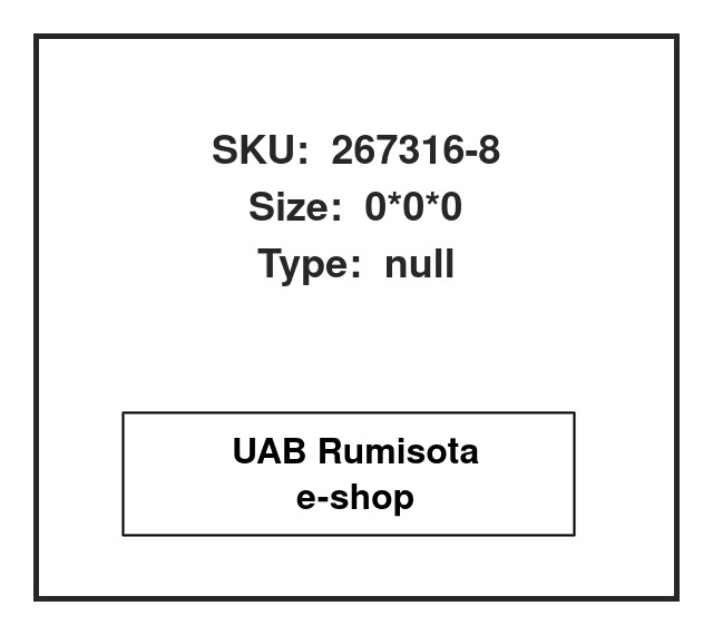 267316-8,267 316-8, 614838