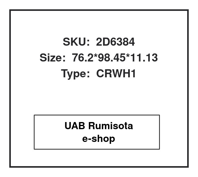 CR29887,CR29887,2D6384,5K0658,5K658,7B430,8F9770,9H6079, 649245