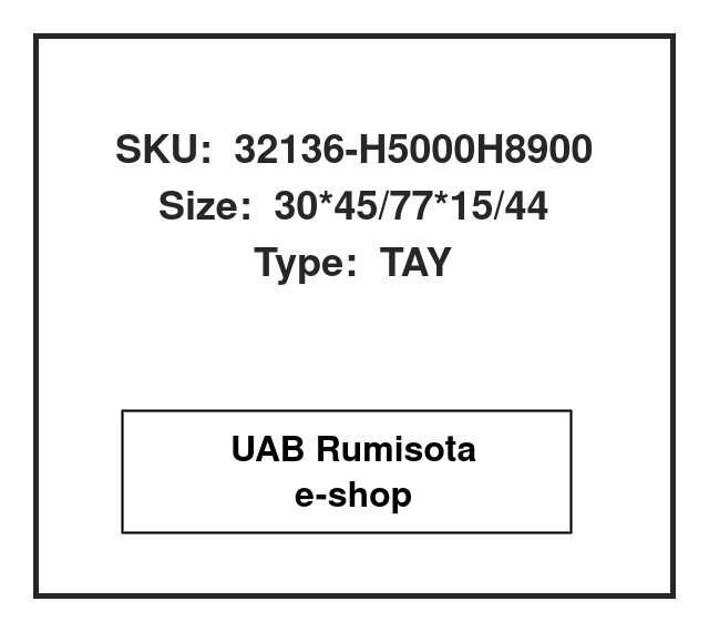 32136-H5000H8900,32136-H5000 H8900,32136-H5000 H8900, 608844