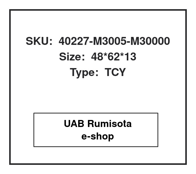 40227-M3005-M30000,40227-M3005-M30000,40227-M3005-M30000, 609167