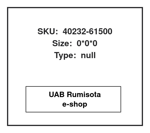 40232-61500,40232-61500, 615272