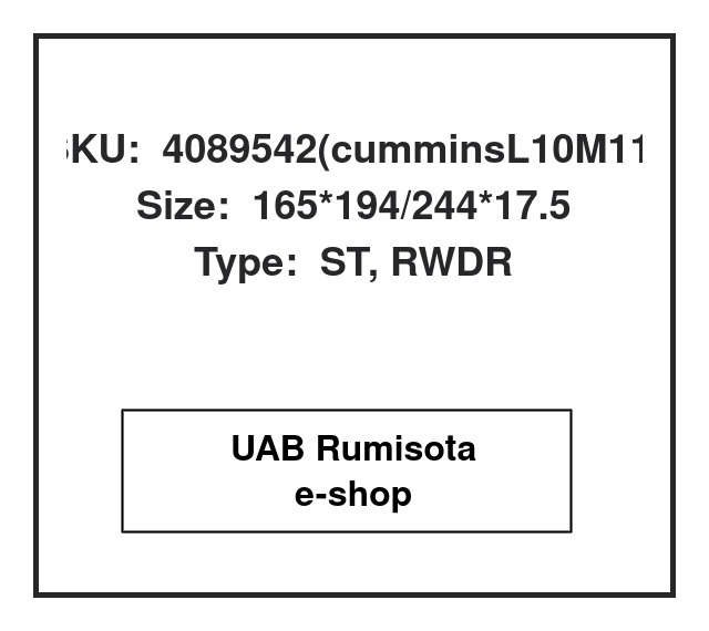 4089542(cumminsL10M11),4089542(cummins L10/M11),4089542(cummins L10/M11), 608449