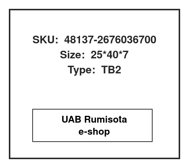 48137-2676036700,48137-26760 36700,48137-26760 36700, 608876