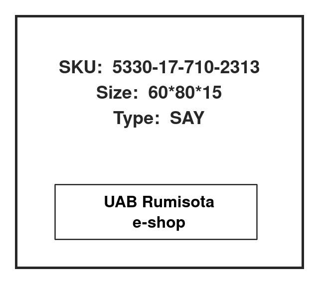 5330-17-710-2313,5330-17-710-2313,5330-17-710-2313, 608715