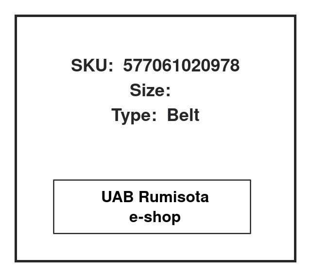 61020978,577061020978,61020978,, 599205