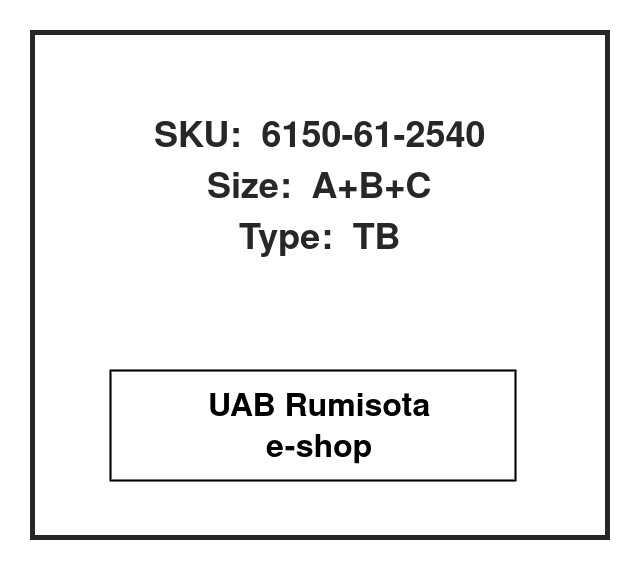 6150-61-2540,6150-61-2540, 548517