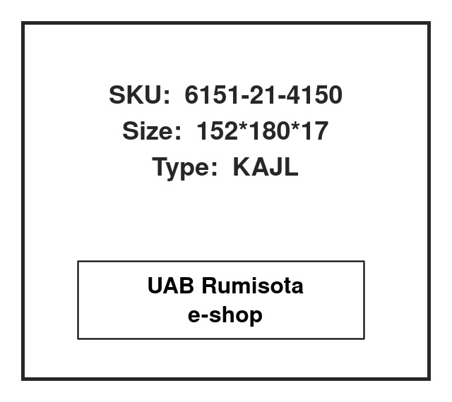 6151-21-4150,6151-21-4150,6151-21-4150, 610217