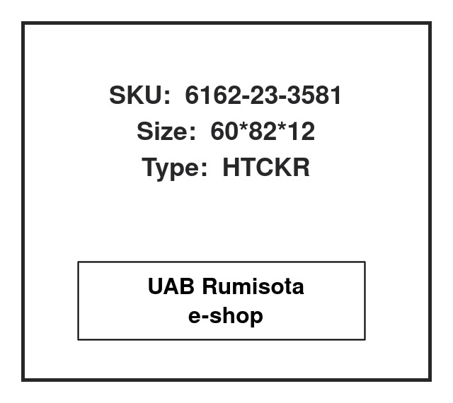 6162-23-3581,6162-23-3581,6162-23-3581,AH3222P, 609865