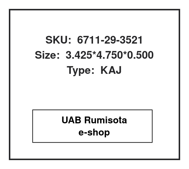 6711-29-3521,6711-29-3521,6711-29-3521, 610129