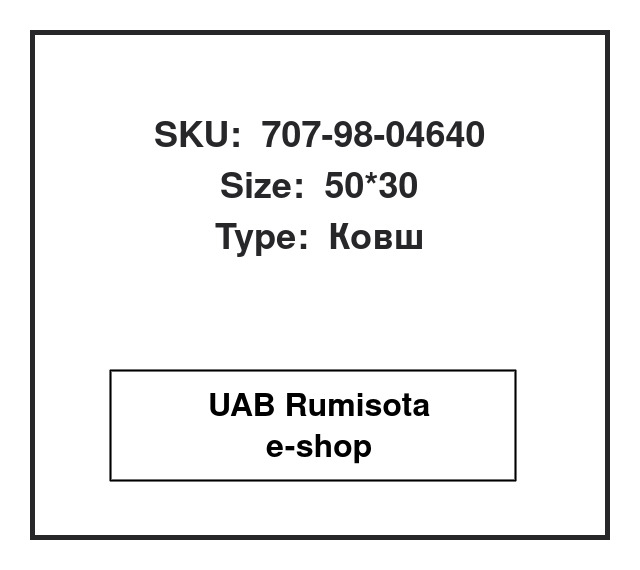 707-98-04640,707-98-04640,20M-63-02130,20M-63-02121, 534939