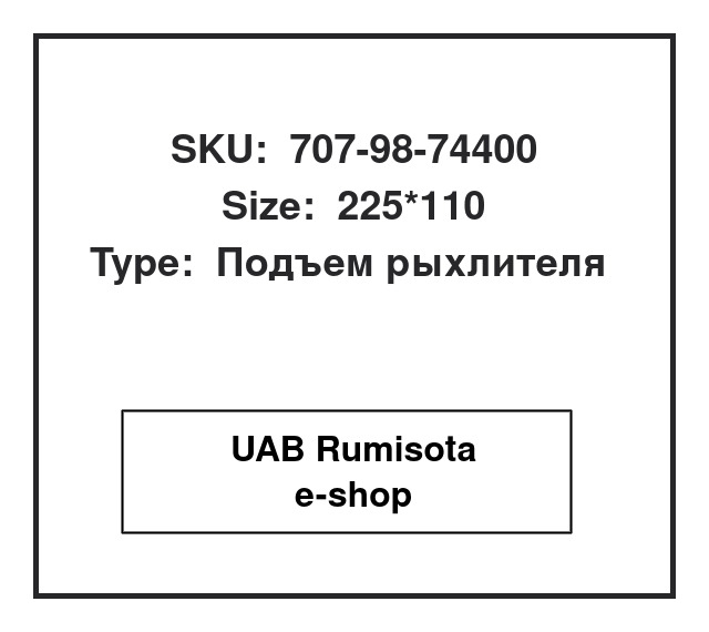 707-98-74400,707-98-74400,195-63-01440,195-63-01450, 533617