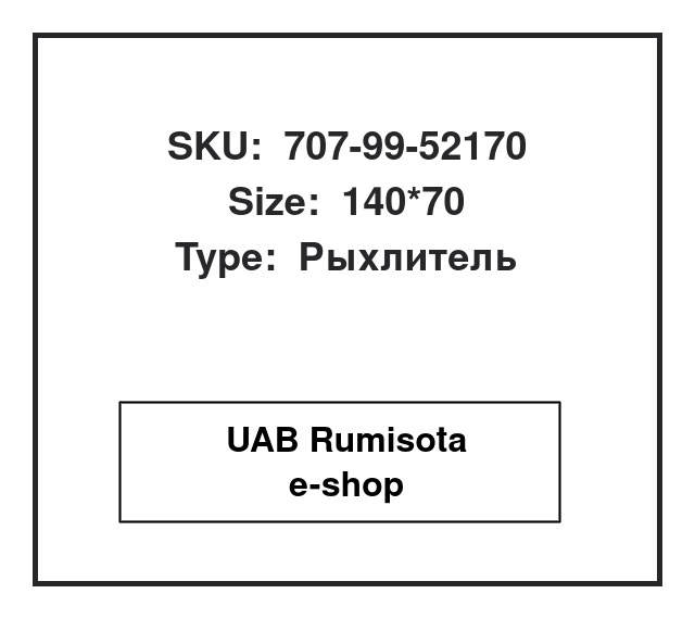 707-99-52170,707-99-52170,707-01-0C851, 534061