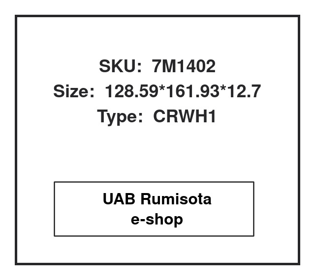 CR50655,CR50655,CR50650,7M1402, 649440