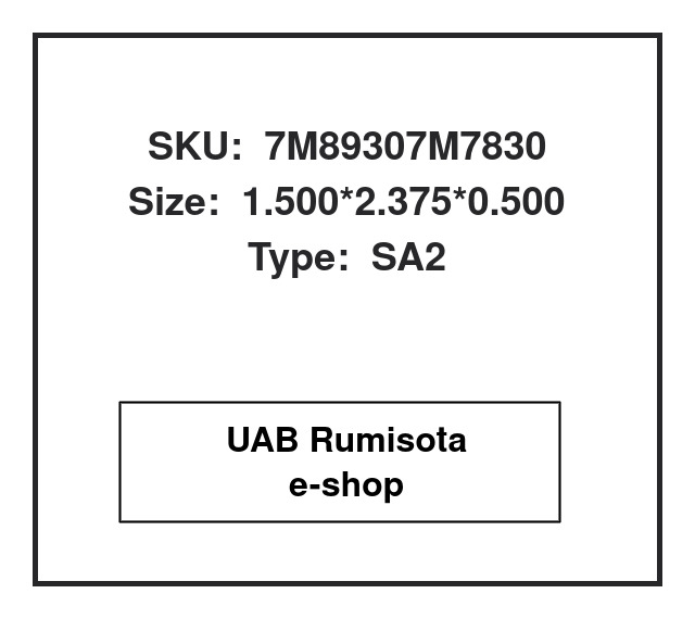 7M89307M7830,7M8930 / 7M7830,7M8930 / 7M7830,480059, 608673