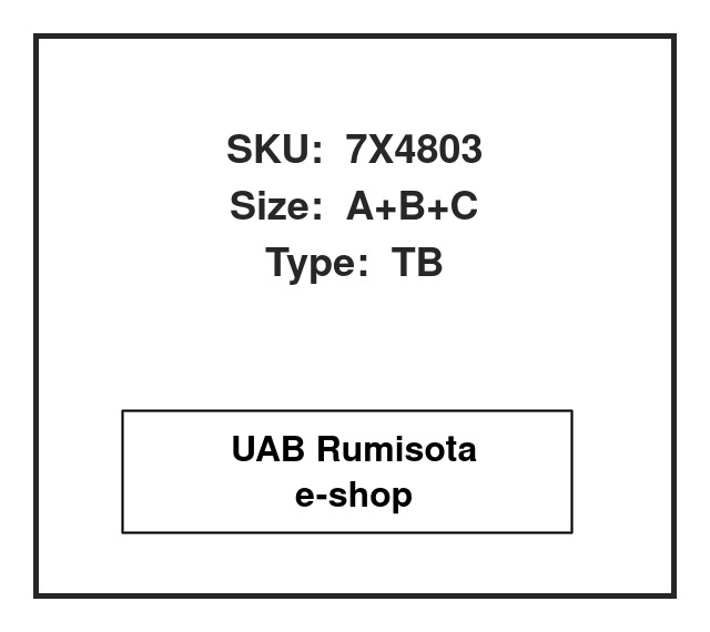 7X4803,7X4803, 548456