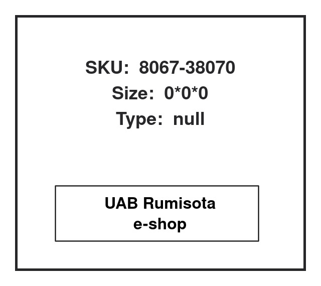 8067-38070,8067-38070, 613993