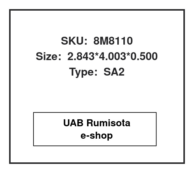 8M8110,8M8110,8M8110,AA9137E,456837V, 610390