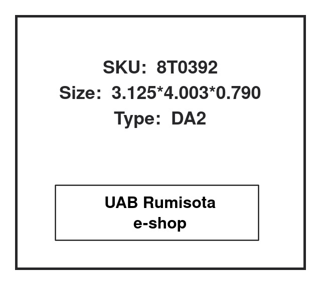 8T0392,8T0392,8T0392,77938, 608469