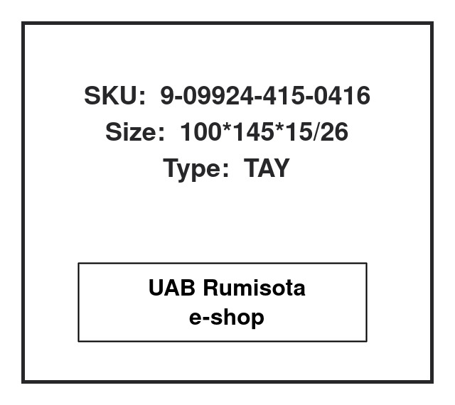 9-09924-415-0416,9-09924-415-0/416,9-09924-415-0/416, 608840