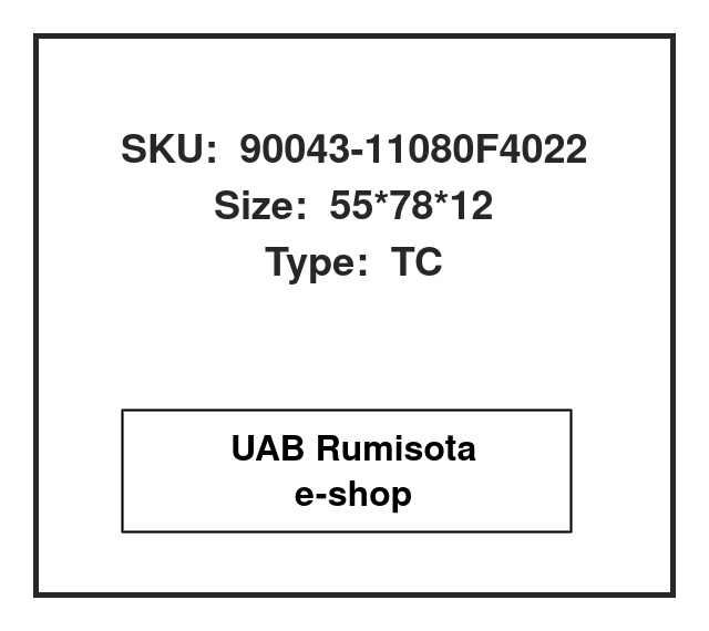 90043-11080F4022,90043-11080 F4022,90043-11080 F4022,ME024156, 07012-20055, , 609833