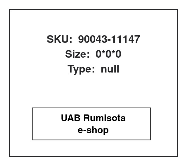 90043-11147,90043-11147, 610903