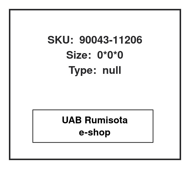 90043-11206,90043-11206, 610906