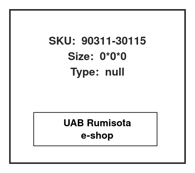 90311-30115,90311-30115, 615474